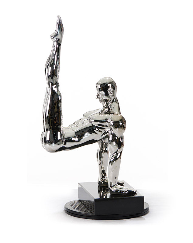 SZ0173 Modern Silver Gymnast-B Sculpture - image 3