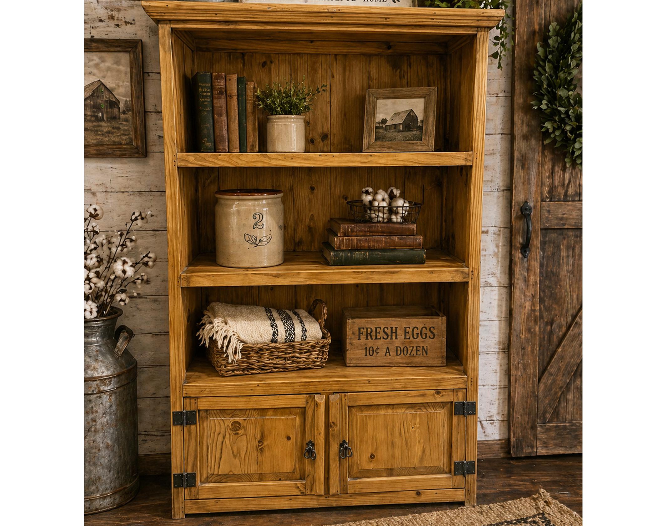 Nogal Bookcase Strait