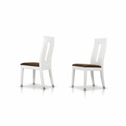 Thor Modern White Glossy Dining Chair - image 2
