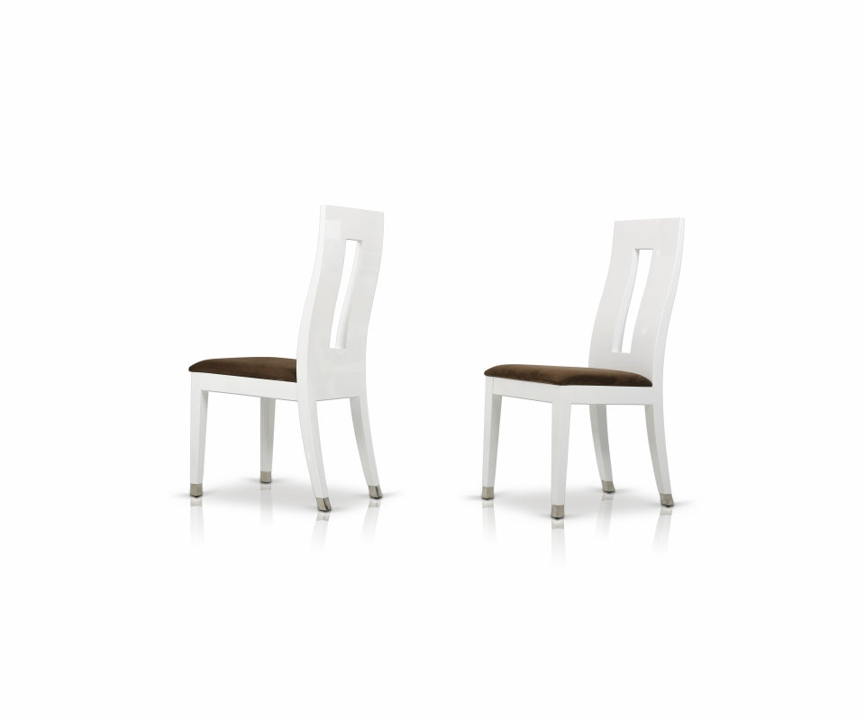 Thor Modern White Glossy Dining Chair - image 2