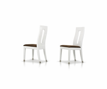 Thor Modern White Glossy Dining Chair - image 2