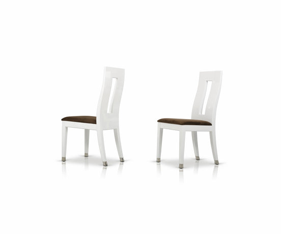 Thor Modern White Glossy Dining Chair - image 2