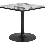 Caliza Dining Table Gray & Black