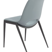 Desi Armless Dining Chair (Set of 2) Azure Gray