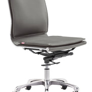 Lider Plus Armless Office Chair Gray