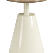 Sira Side Table Natural & Ivory