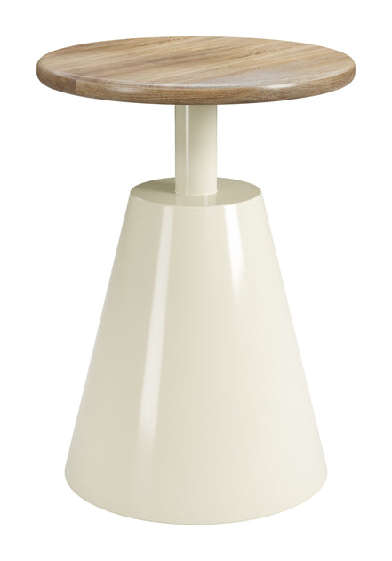 Sira Side Table Natural & Ivory