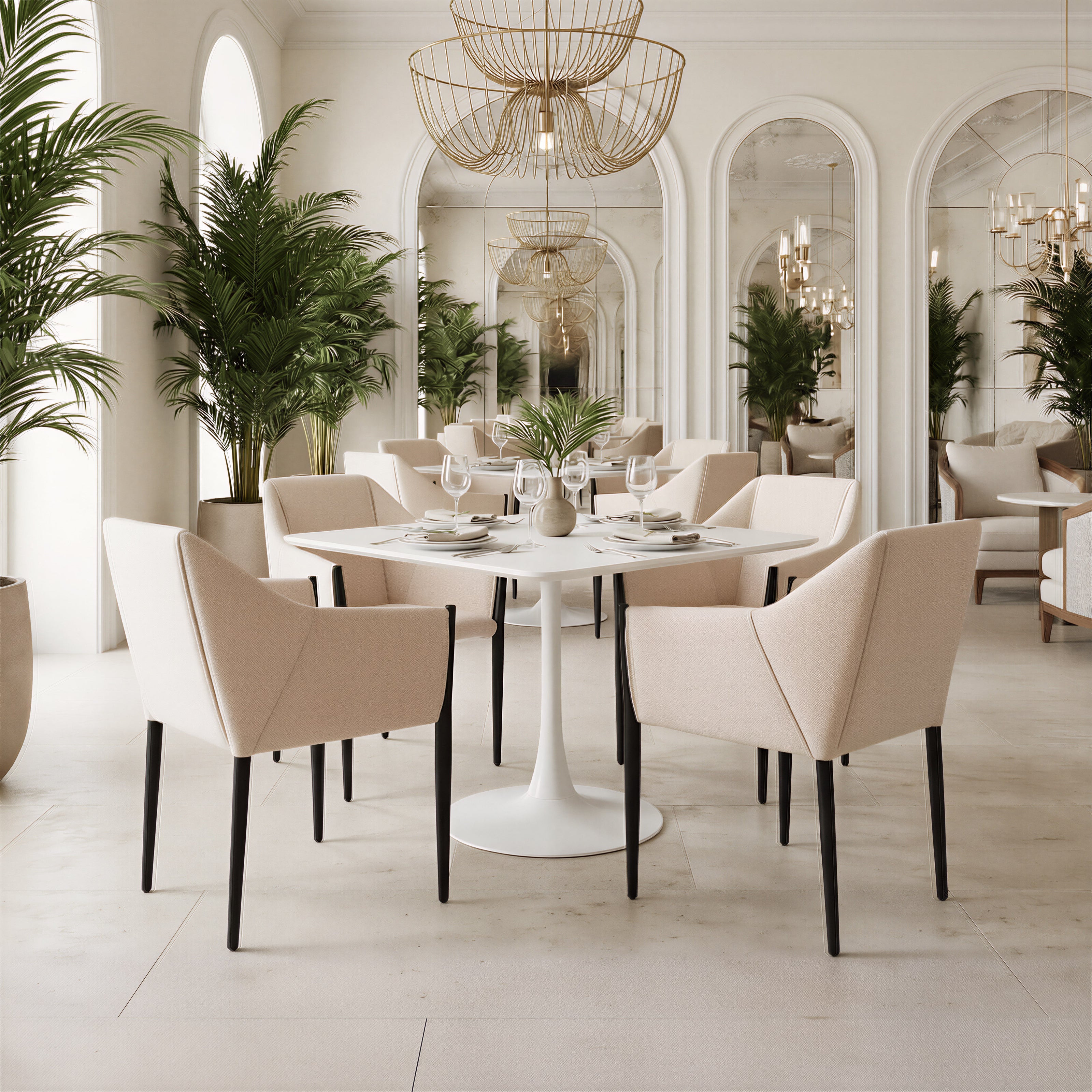 Molly Dining Table White
