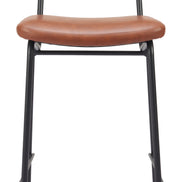 Charon Counter Stool (Set of 2) Vintage Brown