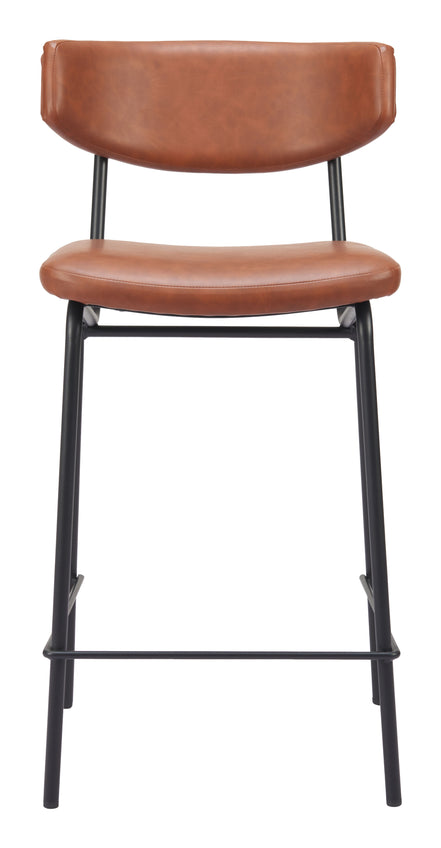 Charon Counter Stool (Set of 2) Vintage Brown