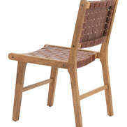 Feder Dining Chair (Set of 2) Brown