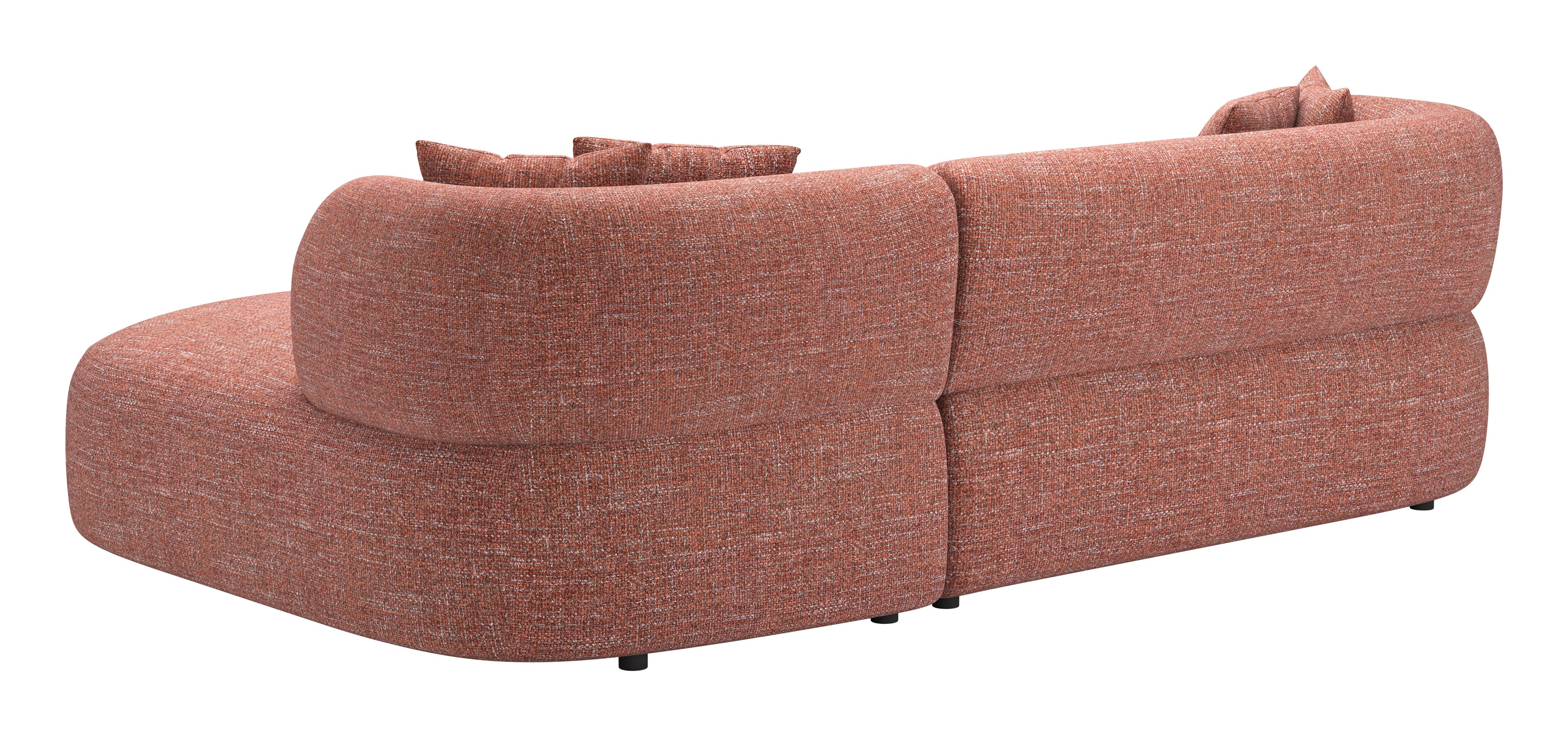 Venezia Chaise Sectional Brown