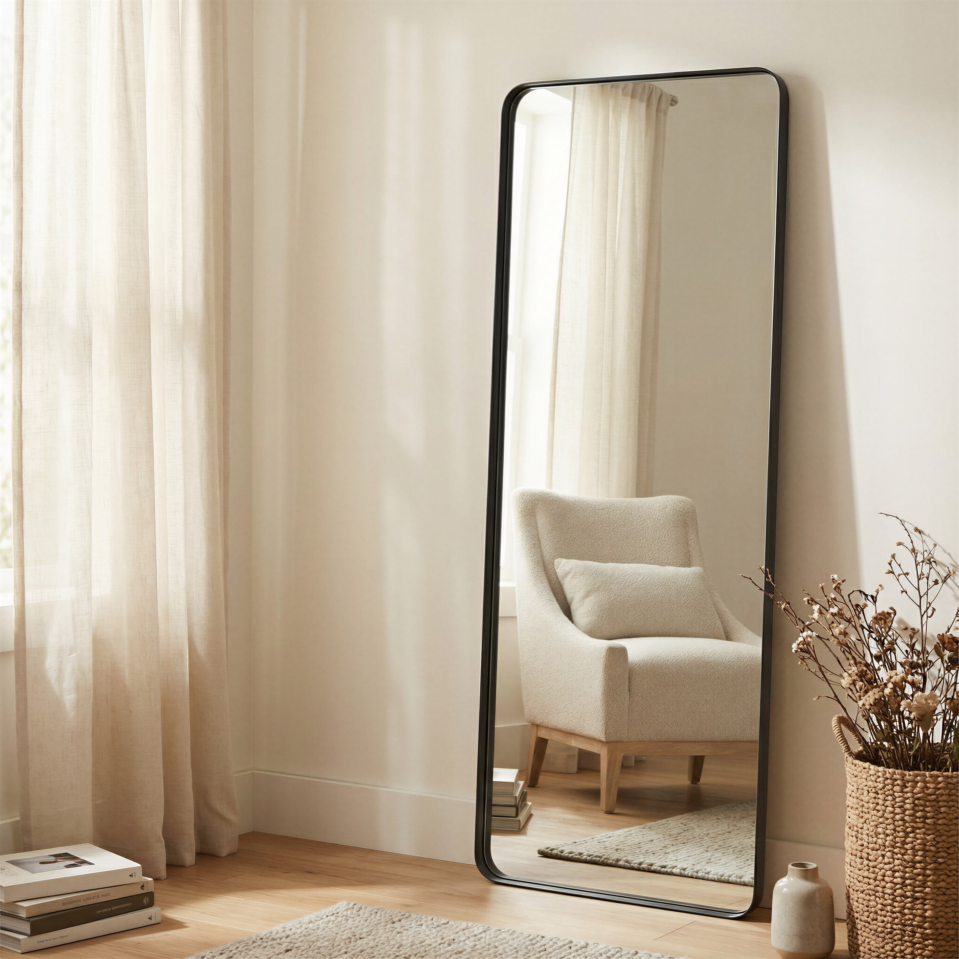 Riga Mirror Black