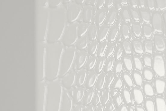 Regal - Modern White Crocodile Floor Mirror - image 2