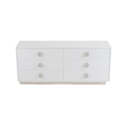 Victoria - Modern White Crocodile Dresser - image 3