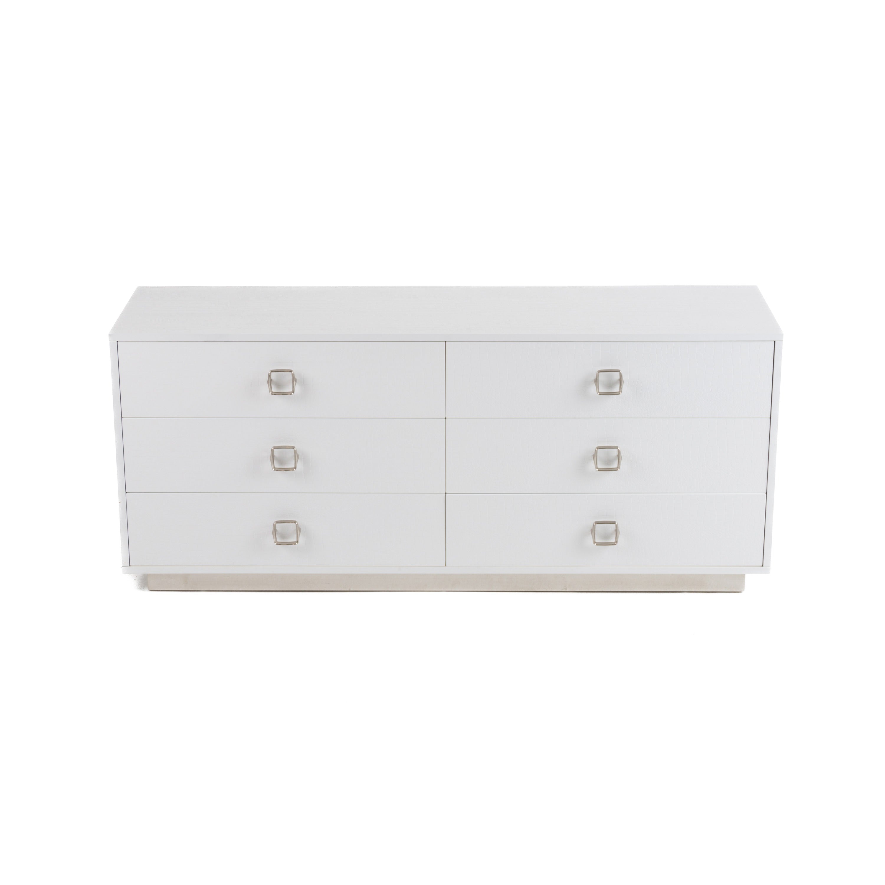 Victoria - Modern White Crocodile Dresser - image 3