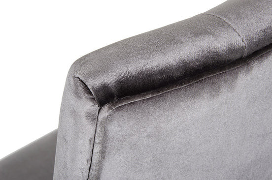 Charlotte - Grey Velour Dining Chair (Set of 2) - image 2