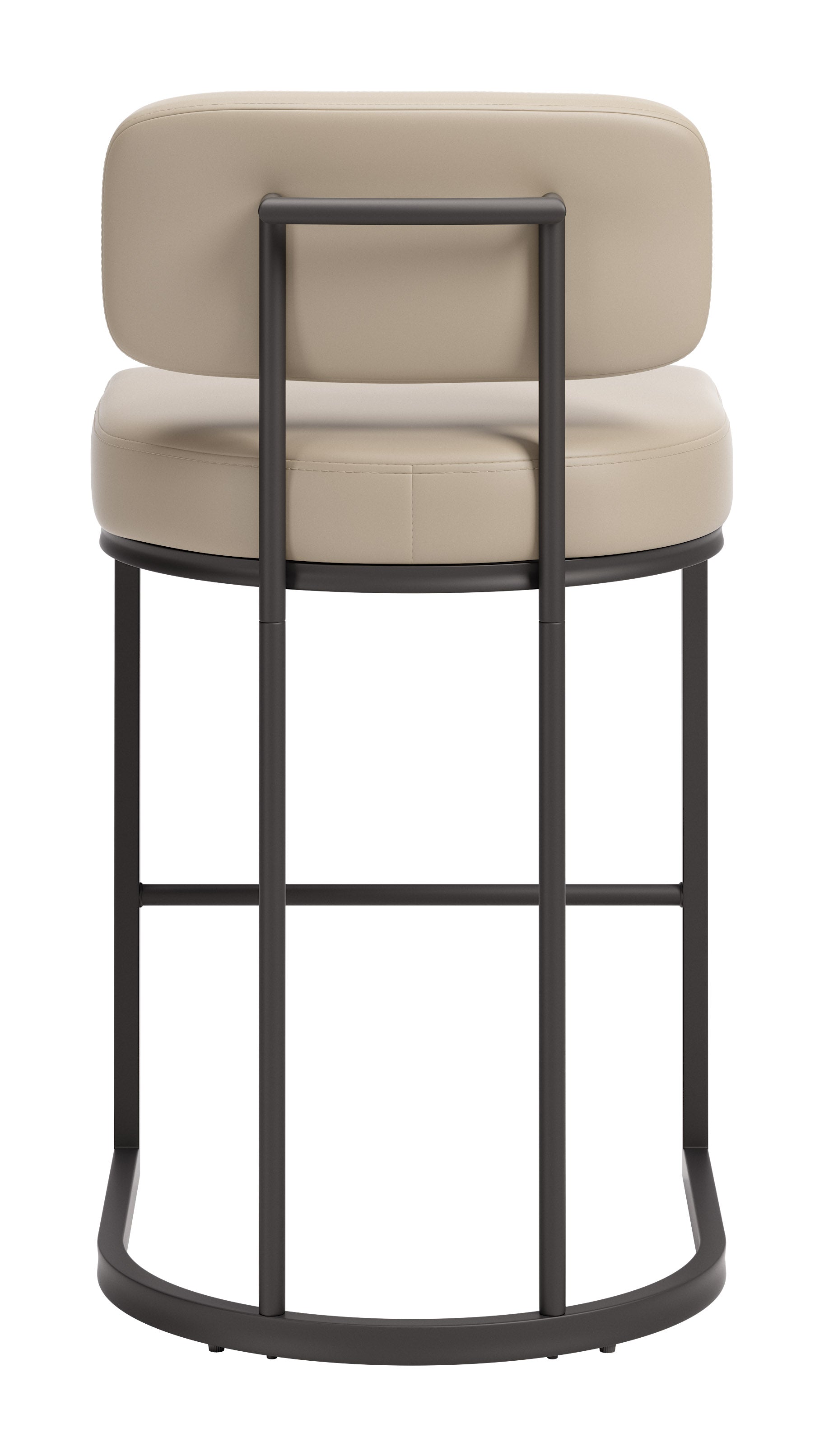 Velar Counter Stool (Set of 2) Beige & Gray