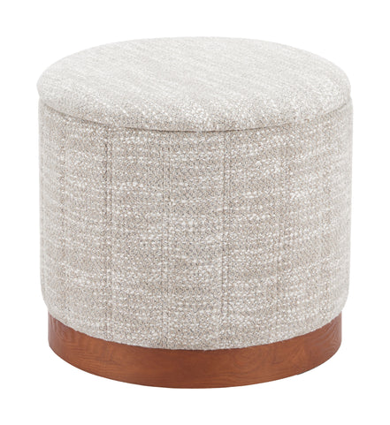 Fije Storage Ottoman Gray