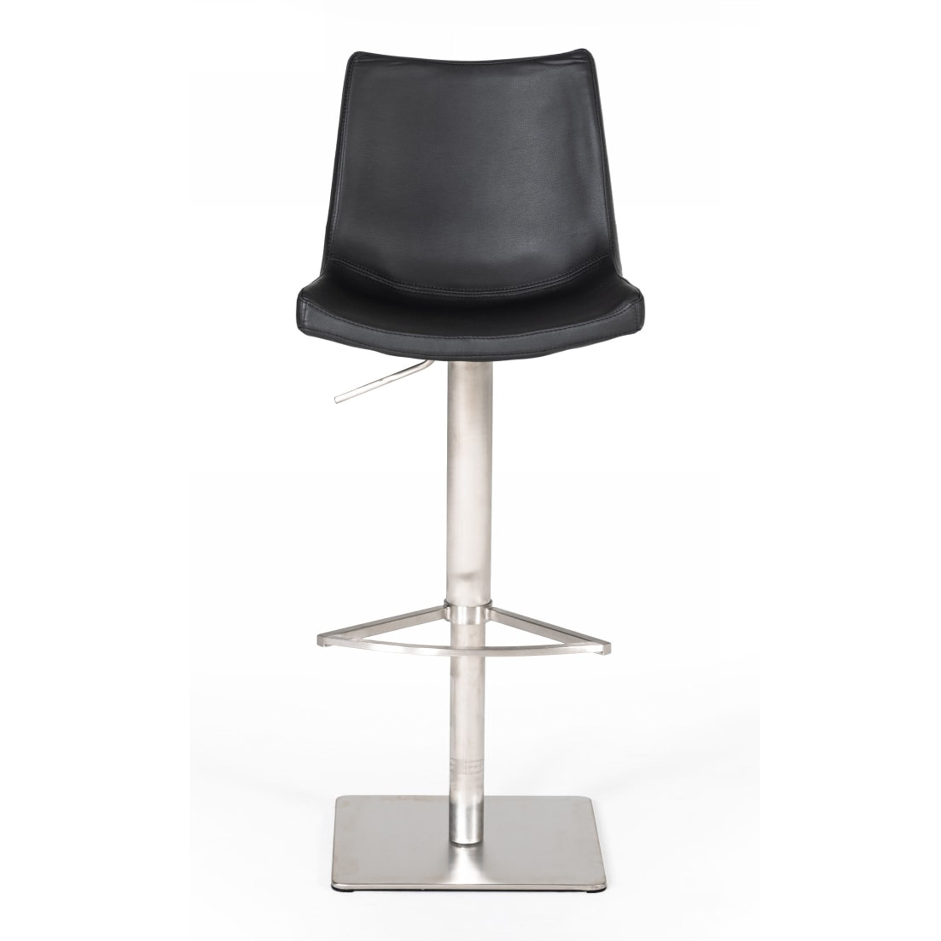 Aaron - Modern Black Eco-Leather Bar Stool - image 5