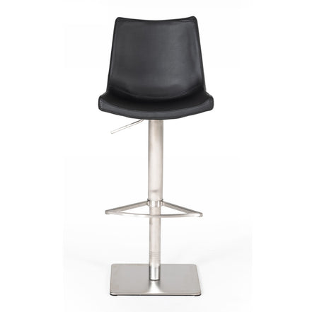 Aaron - Modern Black Eco-Leather Bar Stool - image 5