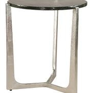 Olea Side Table Silver