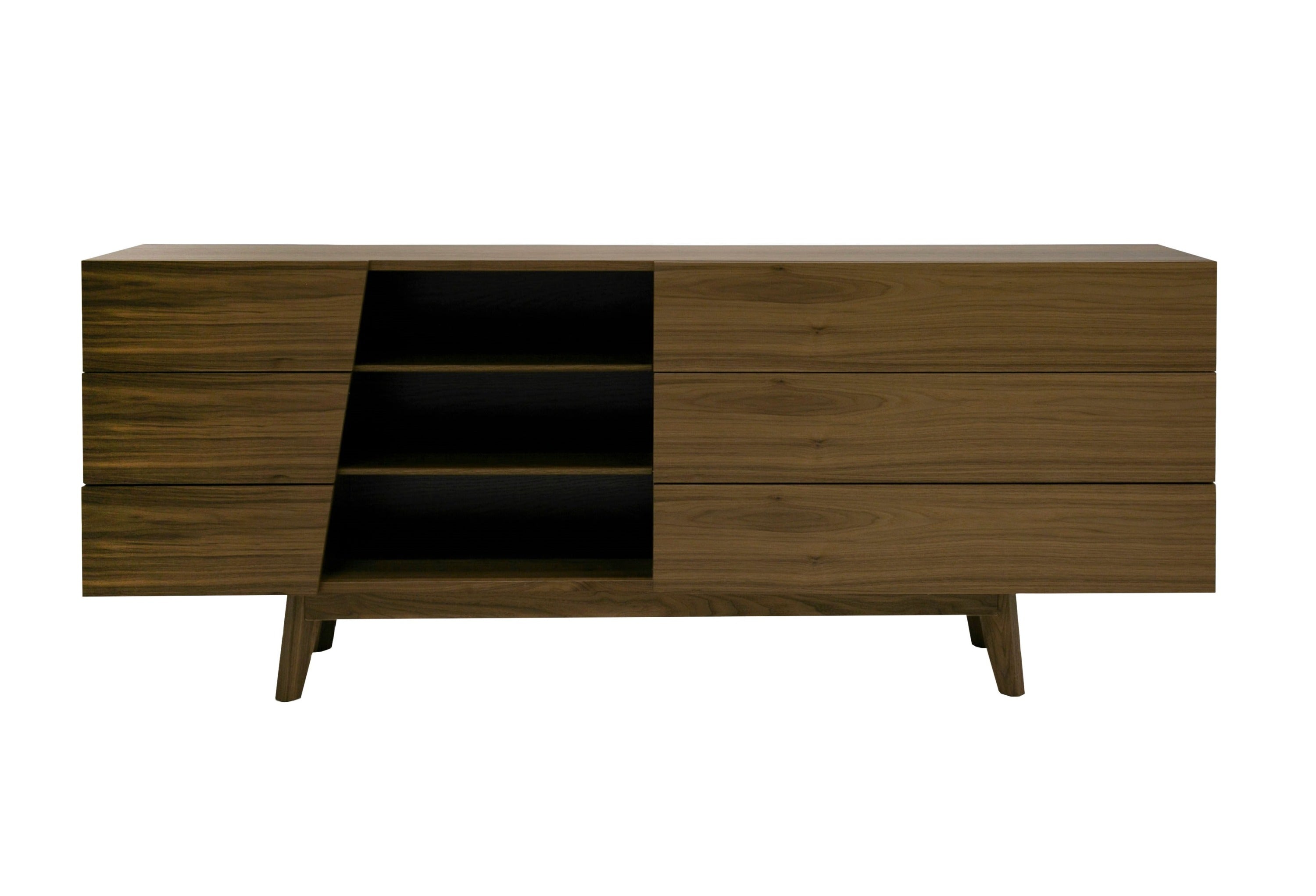 Abelard - Mid-century Walnut Dresser - image 5