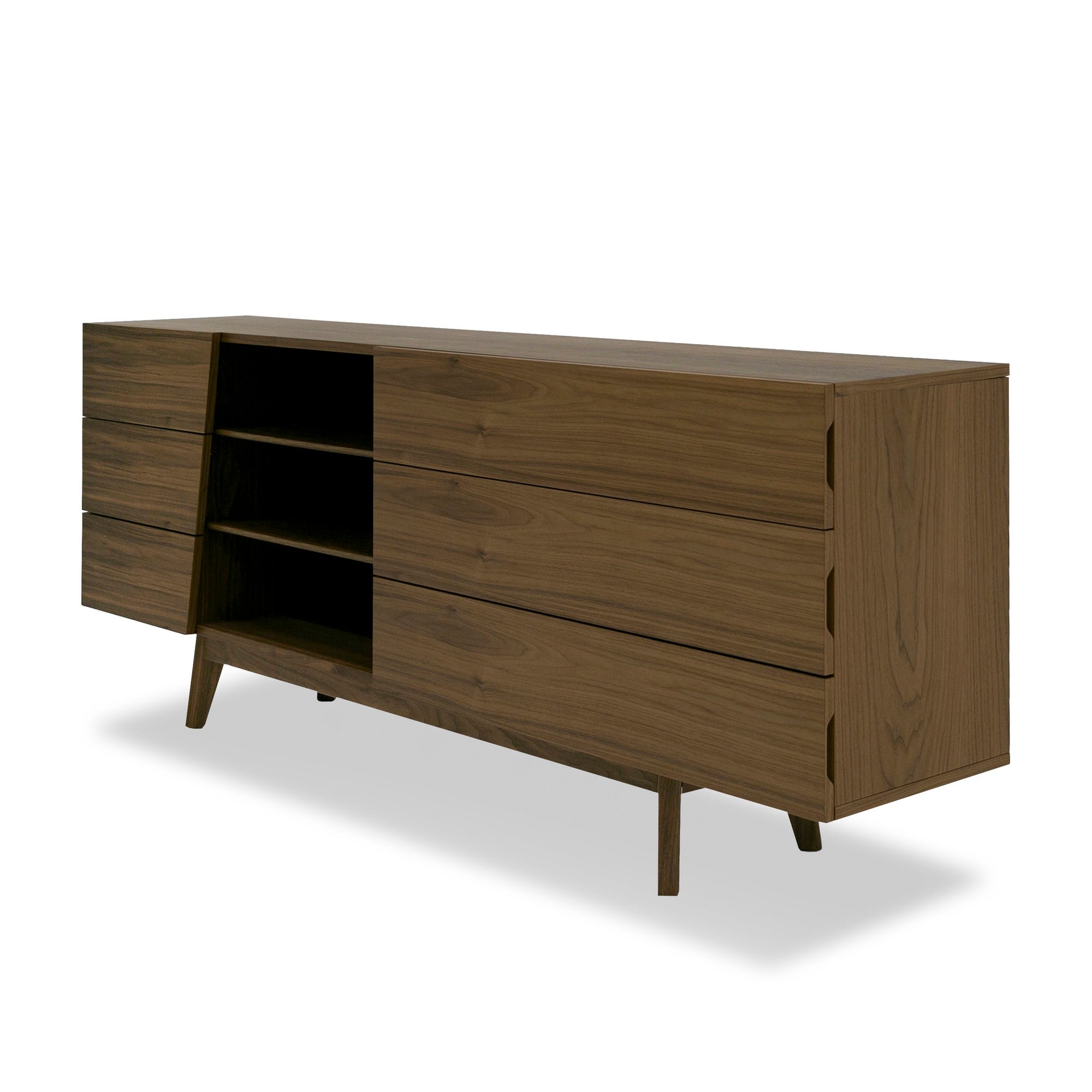 Abelard - Mid-century Walnut Dresser - image 2