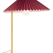 Charo Table Lamp Red & Gold