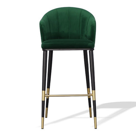 Adak - Modern Glam Green with Black & Gold Barstool - image 5
