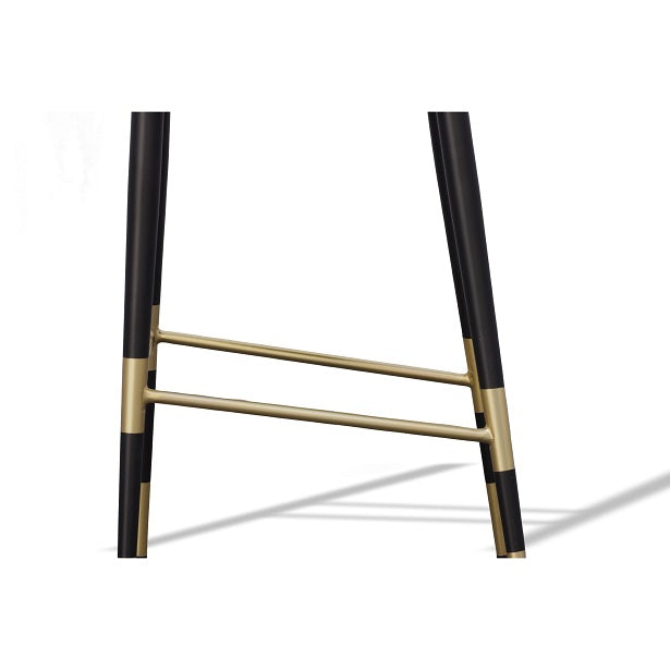 Adak - Modern Glam Green with Black & Gold Barstool - image 3