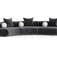 Simpson Contemporary Curved Modular Sectional