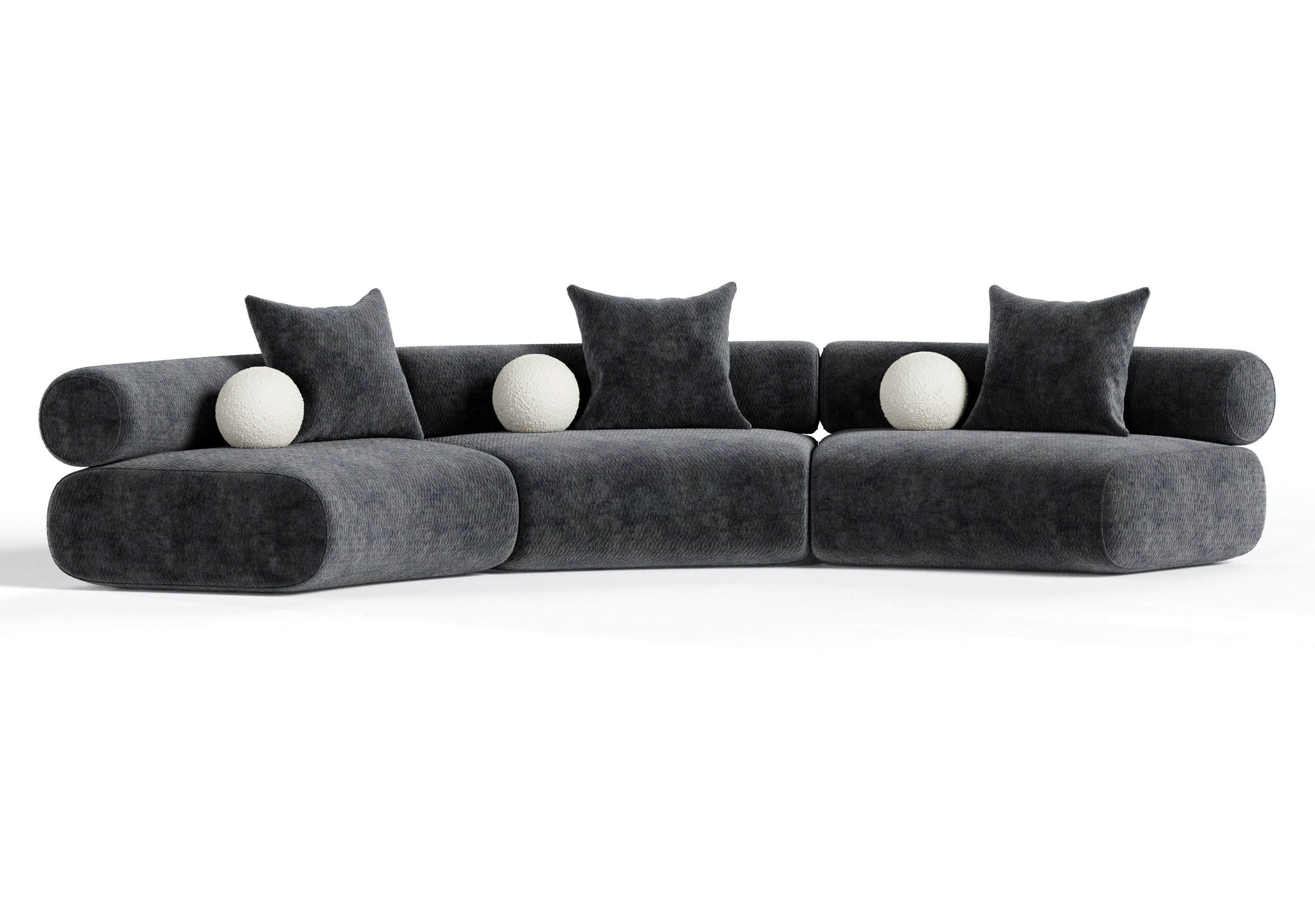 Simpson Contemporary Curved Modular Sectional