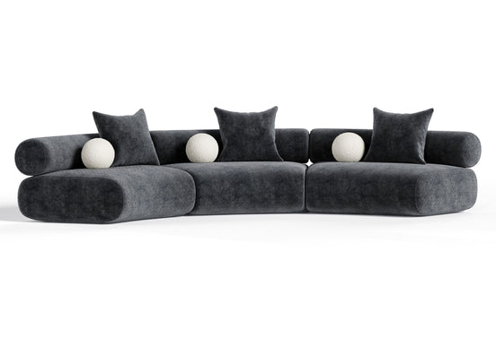 Simpson Contemporary Curved Modular Sectional