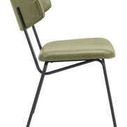 Charon Dining Chair (Set of 2) Green