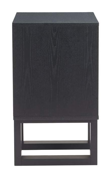 Aremi Nightstand Brown & Black