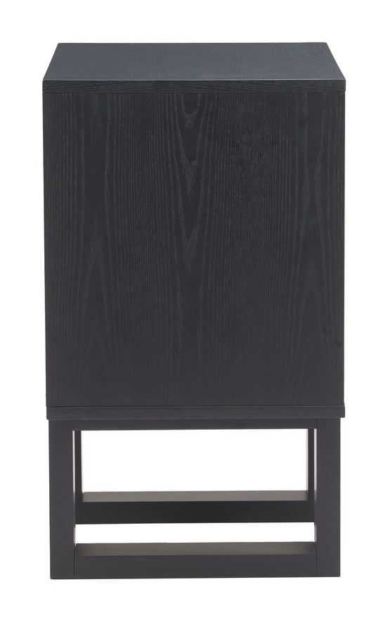 Aremi Nightstand Brown & Black