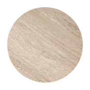 Eda Side Table White & Natural