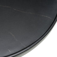 Akron - Modern Black & White Faux Marble Round Coffee Table - image 4