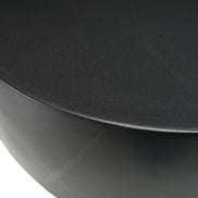 Akron - Modern Black & White Faux Marble Round End Table - image 5