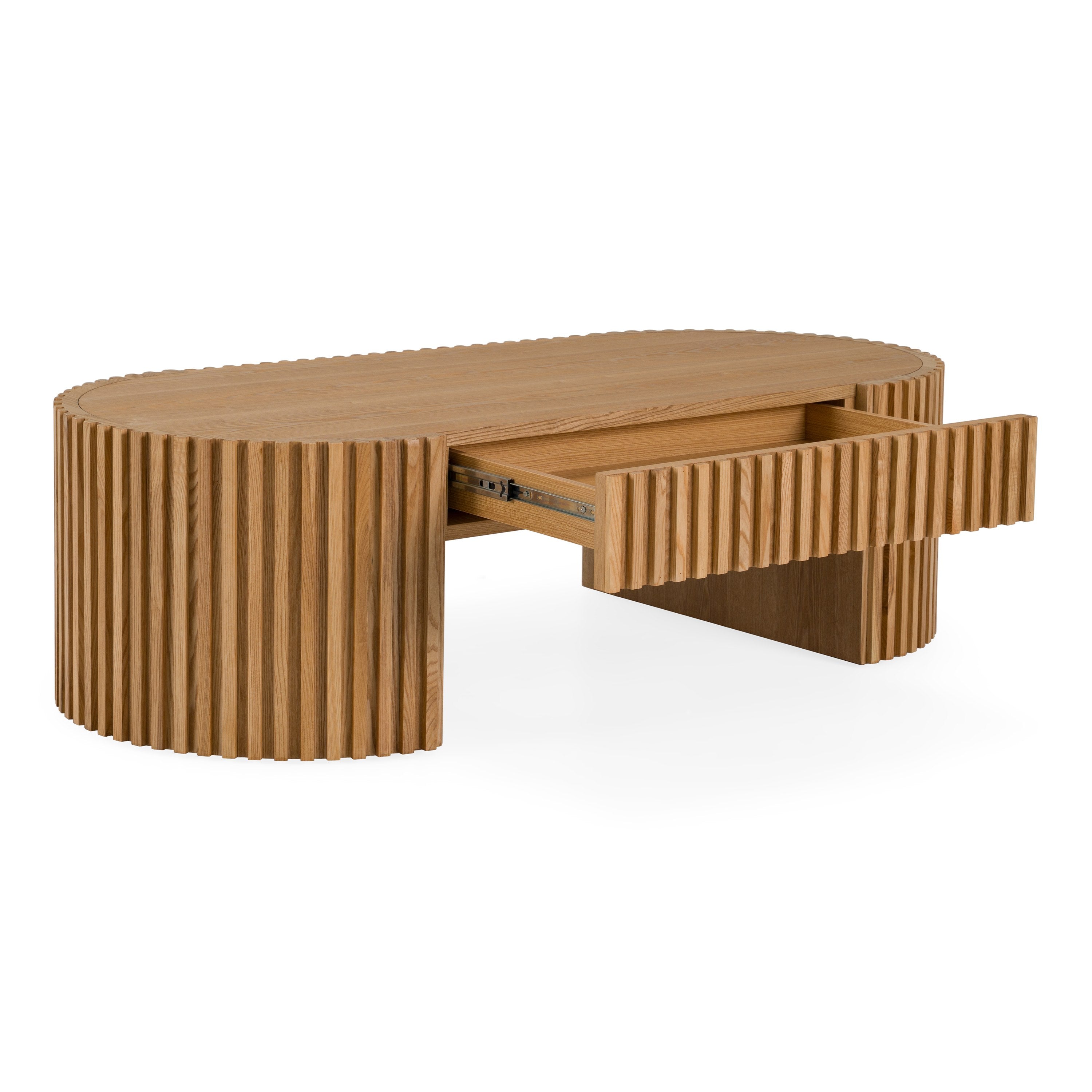Albrite - Modern Natural Ash Coffee Table - image 3