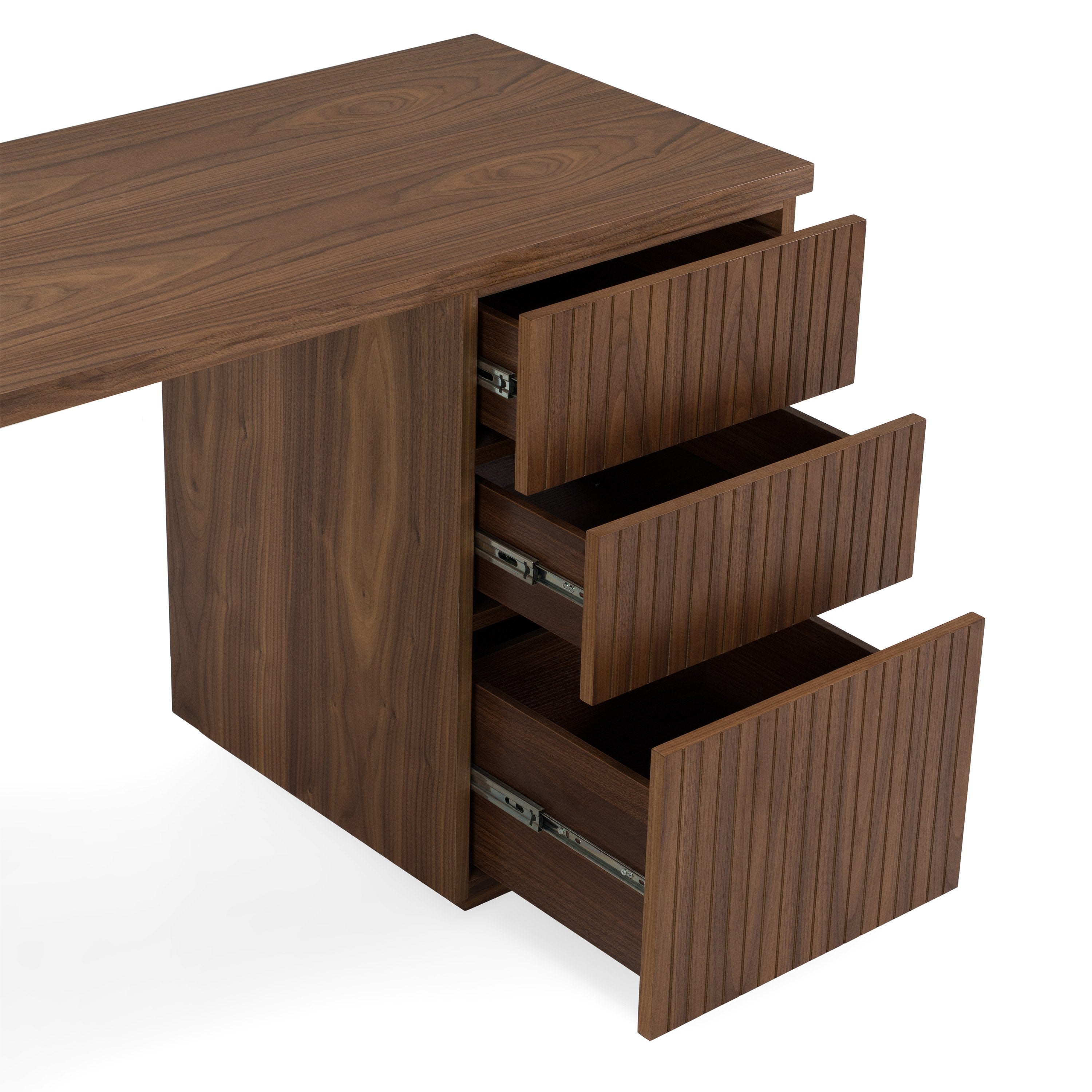 Albrite - Modern Walnut Desk - image 5