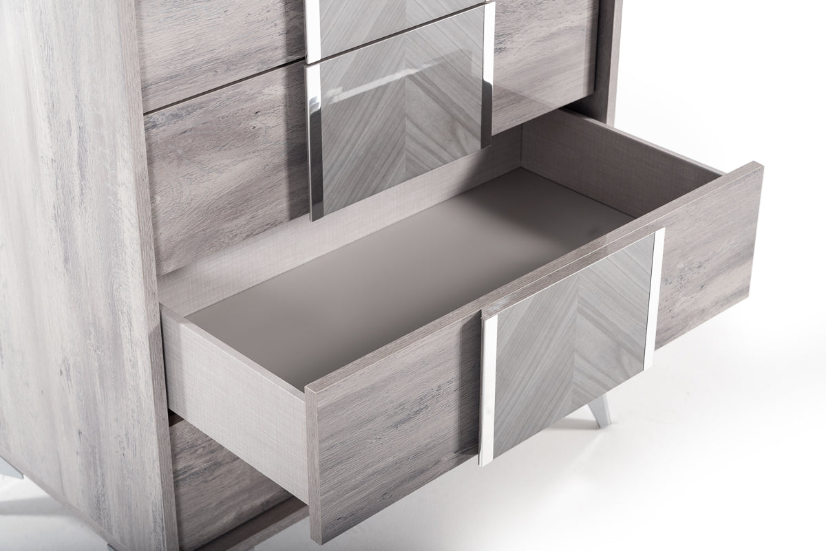 Alexa Italian Modern Grey Chest - image 2