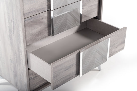 Alexa Italian Modern Grey Chest - image 2