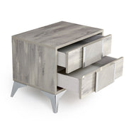 Alexa Italian Modern Grey Nightstand - image 4