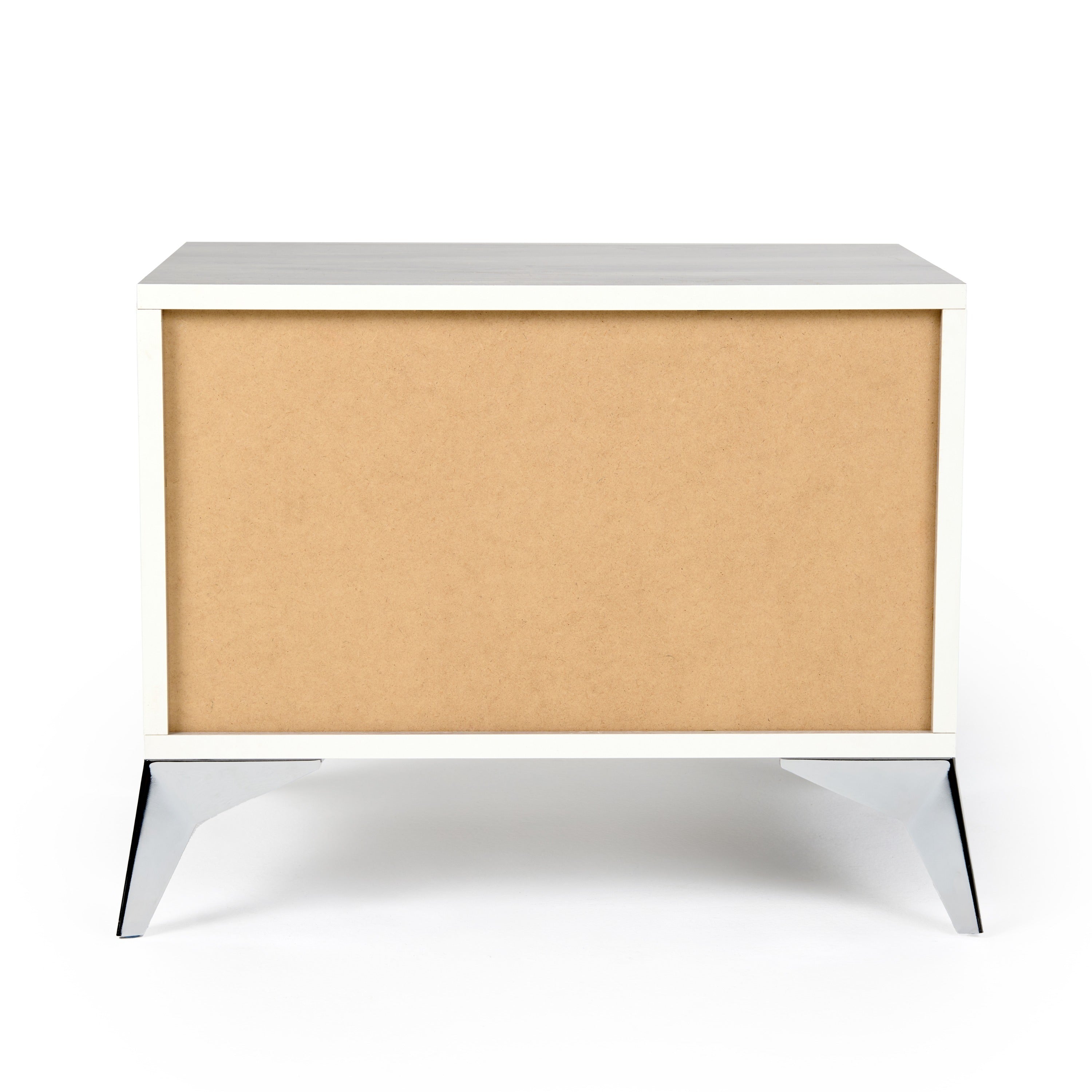 Alexa Italian Modern Grey Nightstand - image 5