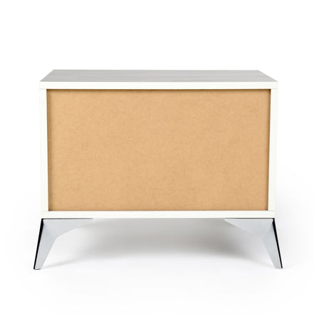 Alexa Italian Modern Grey Nightstand - image 5