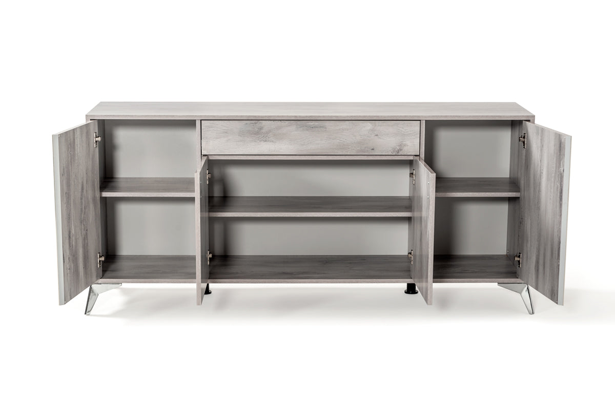 Alexa Italian Modern Grey Buffet - image 5
