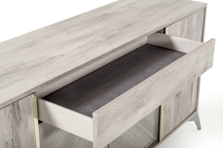 Alexa Italian Modern Grey Buffet - image 3