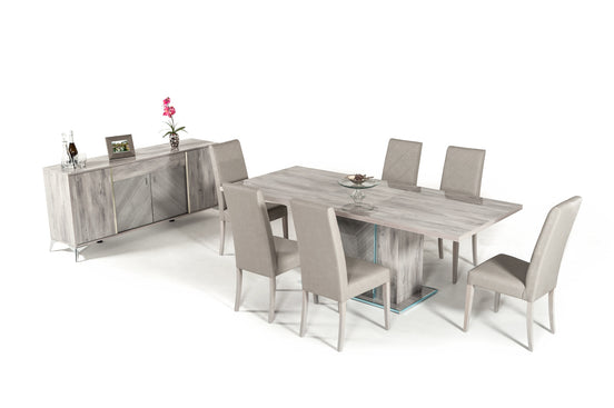 Alexa Italian Modern Grey Buffet - image 2